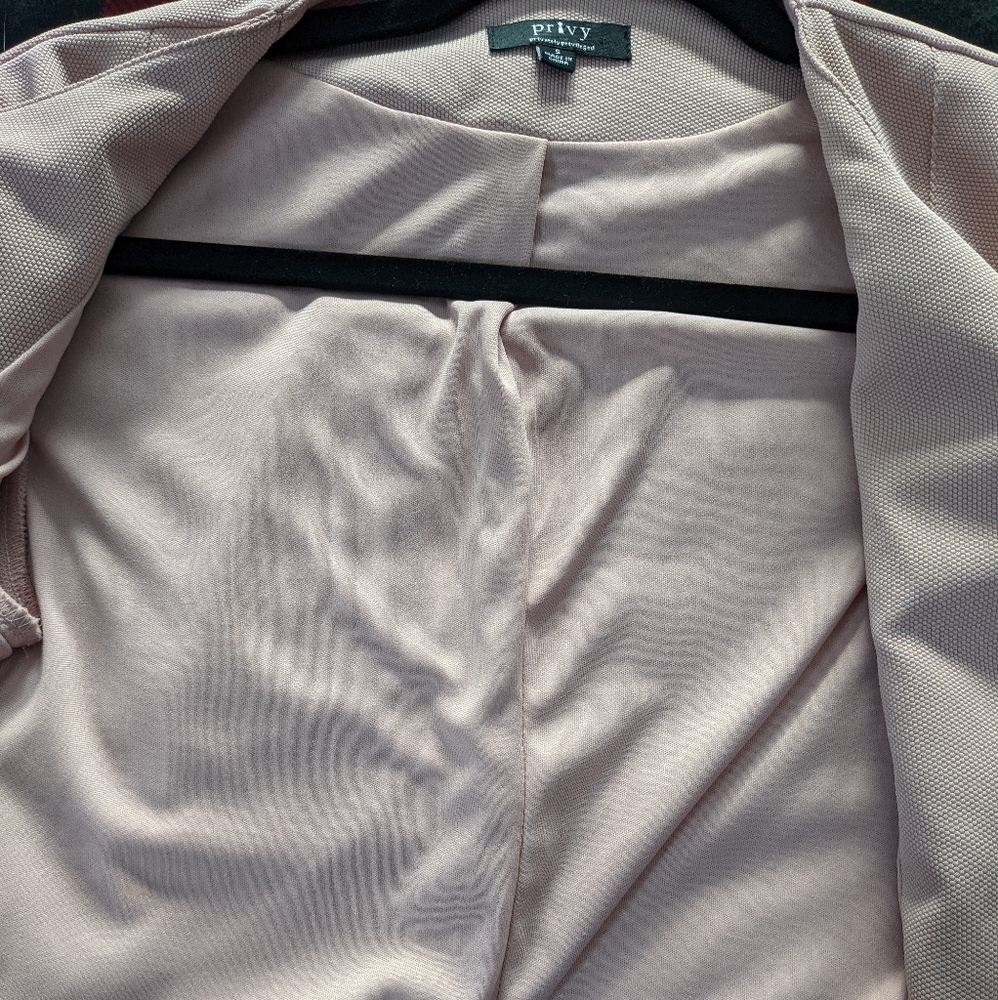Dusty pink Moto jacket - Picture 9 of 12